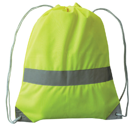 1122 - Hi Viz Backsack - UNBRANDED