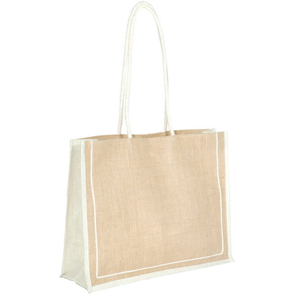 1169 - Eco Jute Shoulder Bag - UNBRANDED