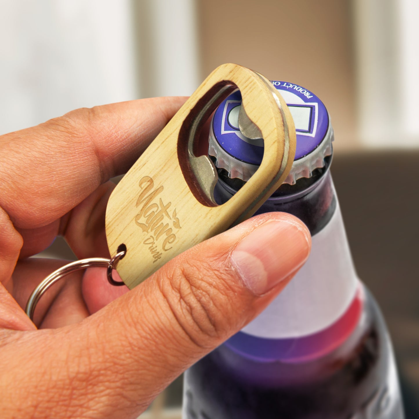 119569 - Malta Bottle Opener Key Ring - BRANDED