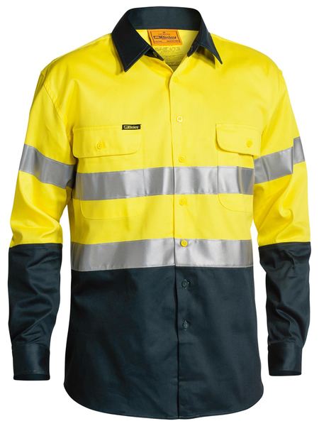 BT6456 - Taped Hi Vis Drill Shirt - UNBRANDED