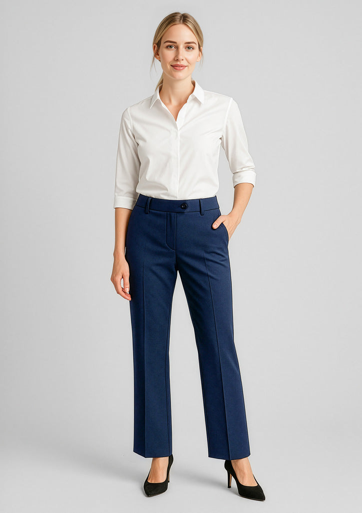 14015 - Womens Comfort Wool Stretch Adjustable Waist Pant - UNBRANDED