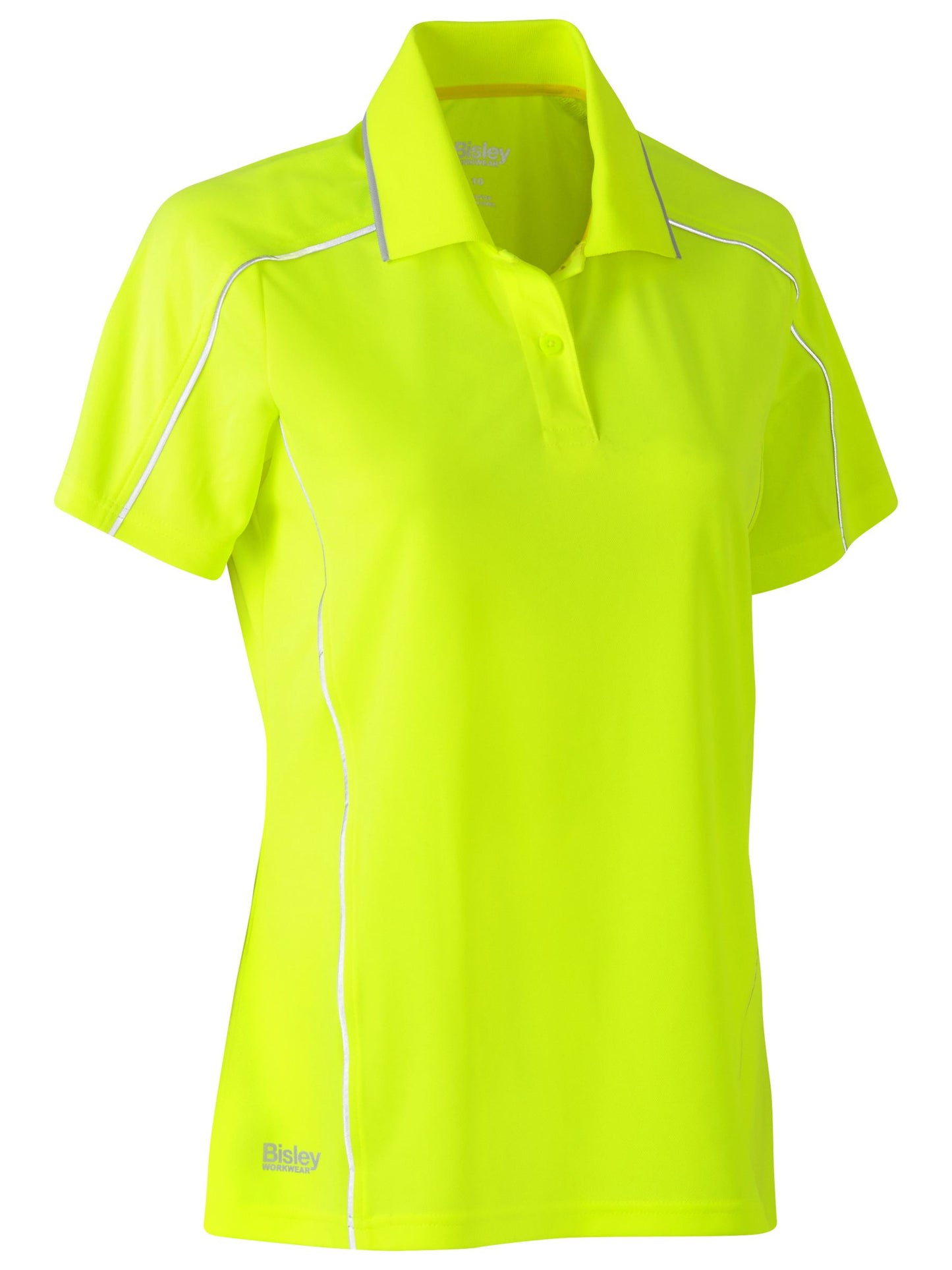 BKL1425 - Women's Cool Mesh Polo with Reflective Piping - UNBRANDED