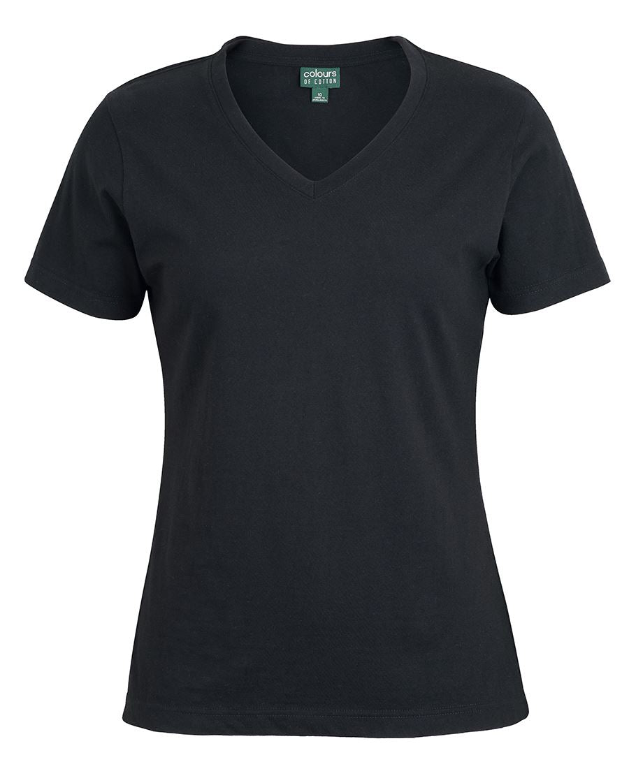 1VT1 - C of C LADIES V NECK TEE - UNBRANDED