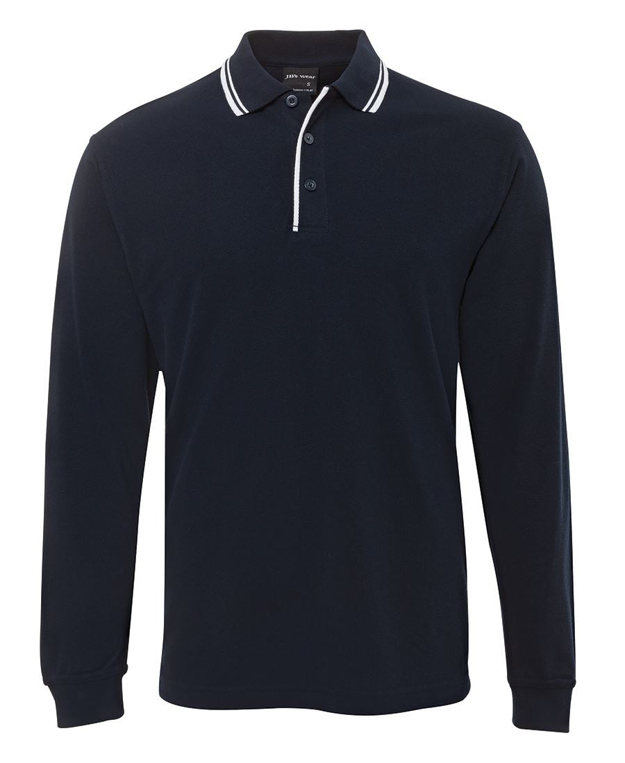 210XC - JB's L/S C/TRAST POLO - UNBRANDED