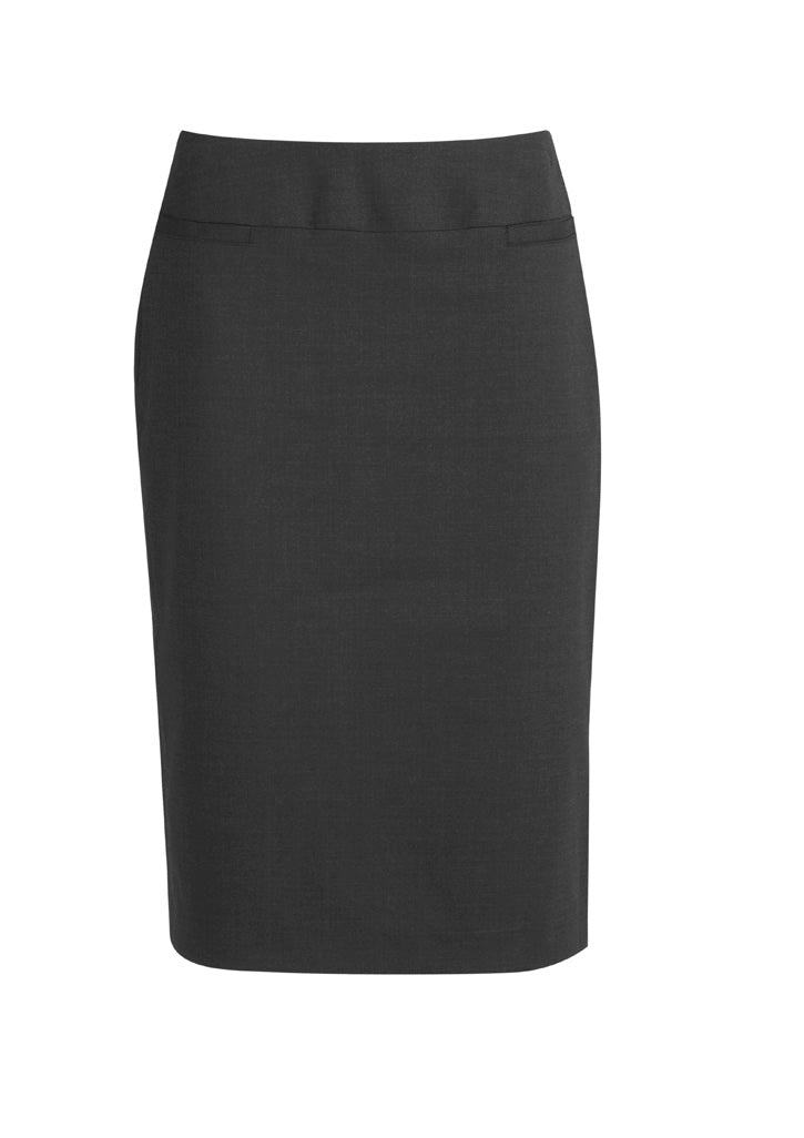 24011 - Womens Comfort Wool Stretch Relaxed Fit Lined Skirt - UNBRANDED