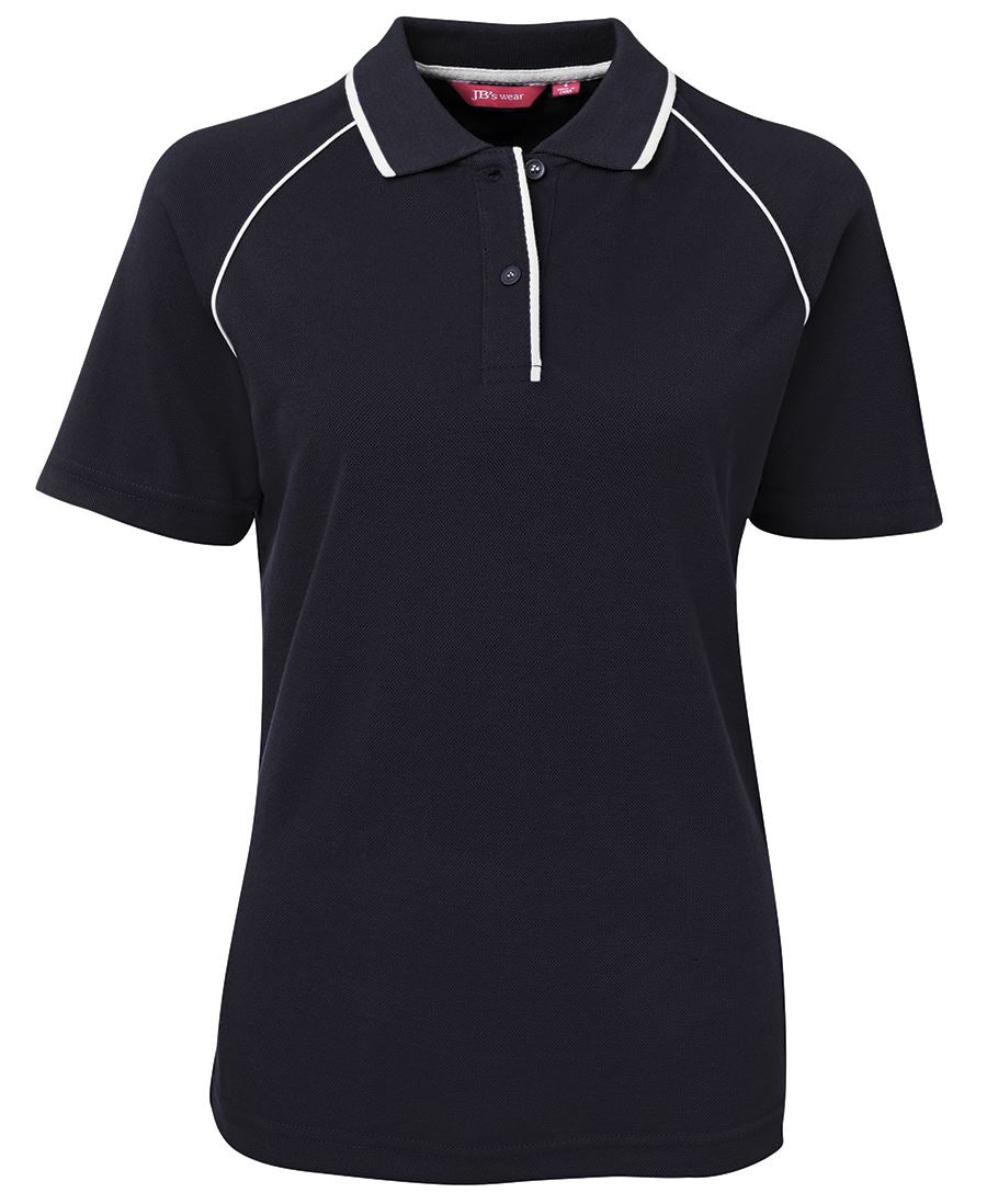 2LRP - JB's LADIES RAGLAN POLO - UNBRANDED