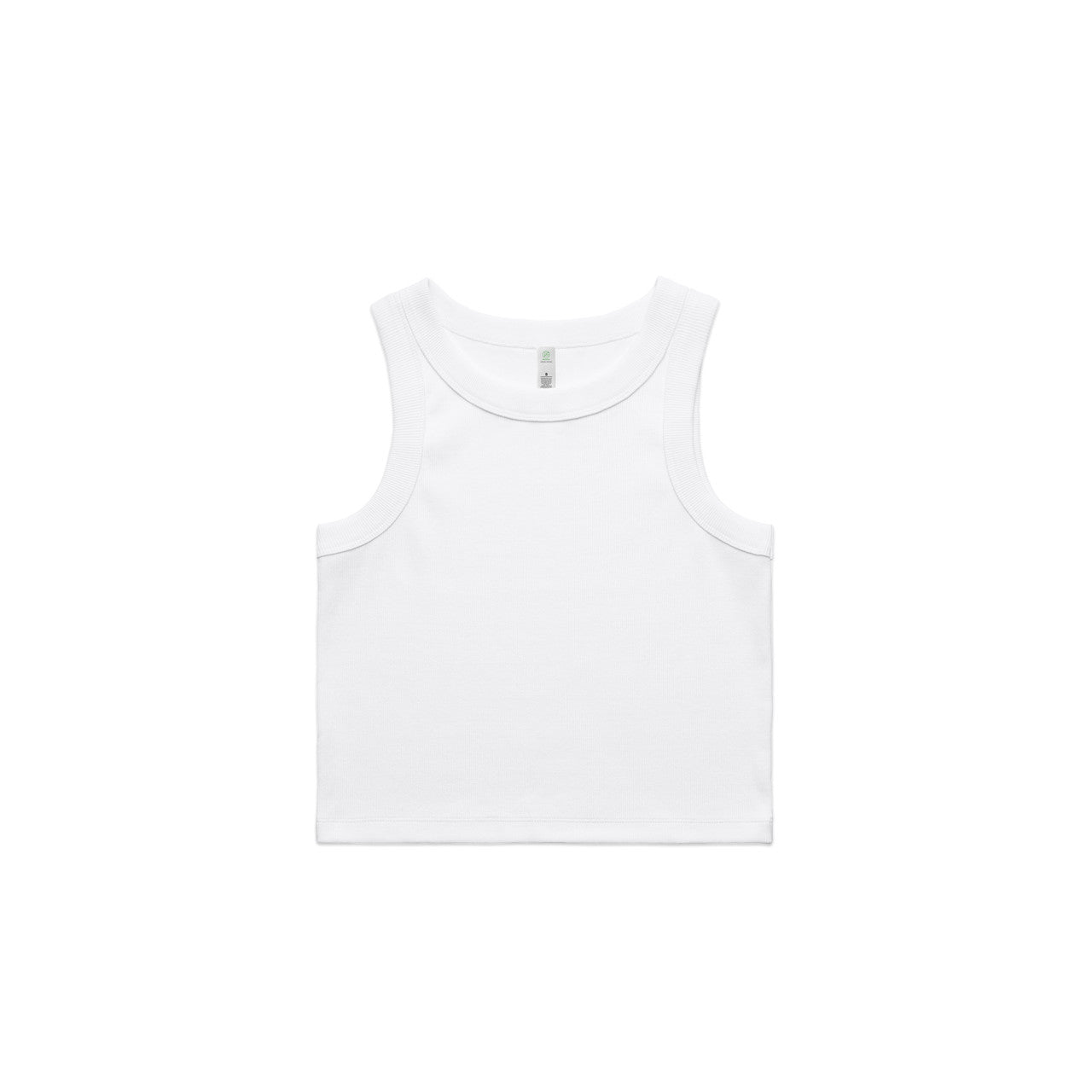4064G - Wo's Organic Rib Crop Tank | 4064G - UNBRANDED