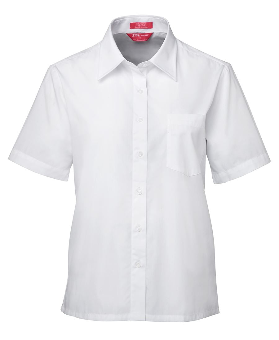 4LSWS - JB's LADIES S/S ORIGINAL POPLIN SHIRT - UNBRANDED