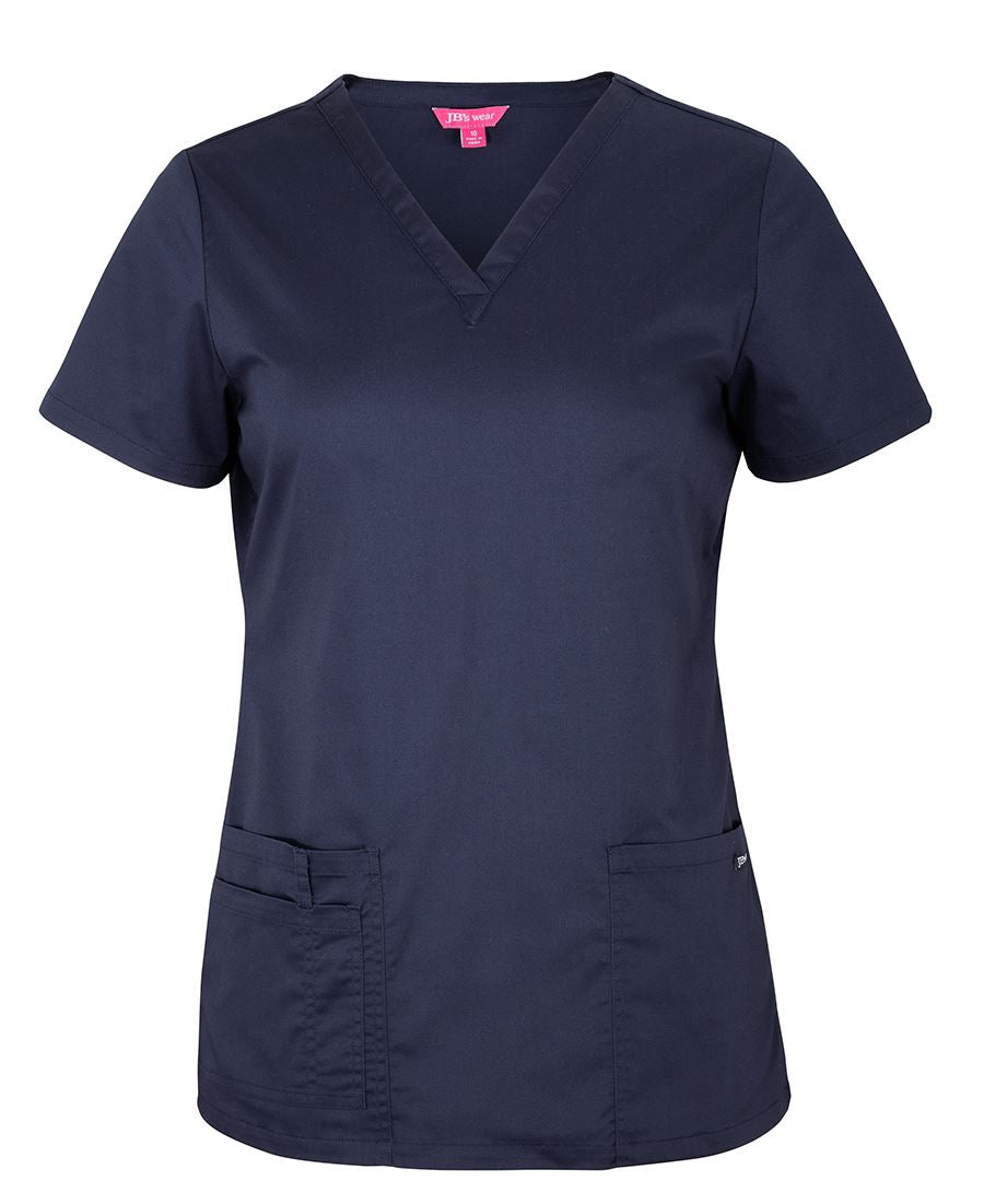 4SPT1 - JB's LADIES PREMIUM SCRUB TOP - UNBRANDED
