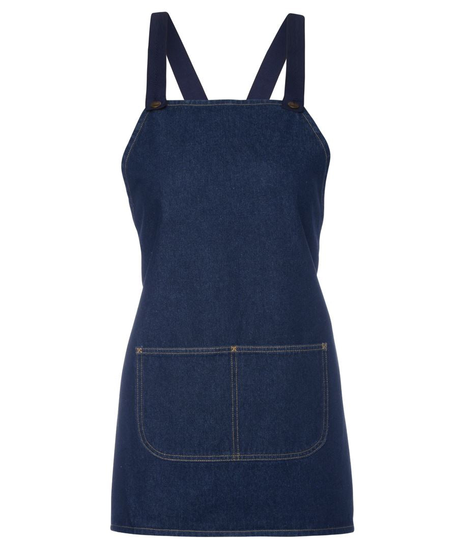 5ACBB - JB's CROSS BACK 65x71 BIB DENIM APRON (WITHOUT STRAP) - UNBRANDED