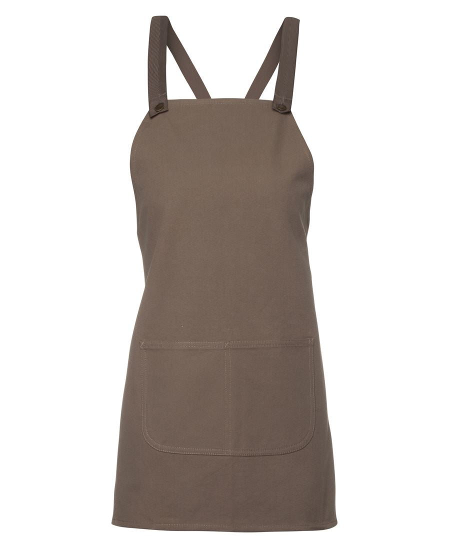 5ACBE - JB's CROSS BACK 65x71 BIB CANVAS APRON (WITHOUT STRAP) - UNBRANDED
