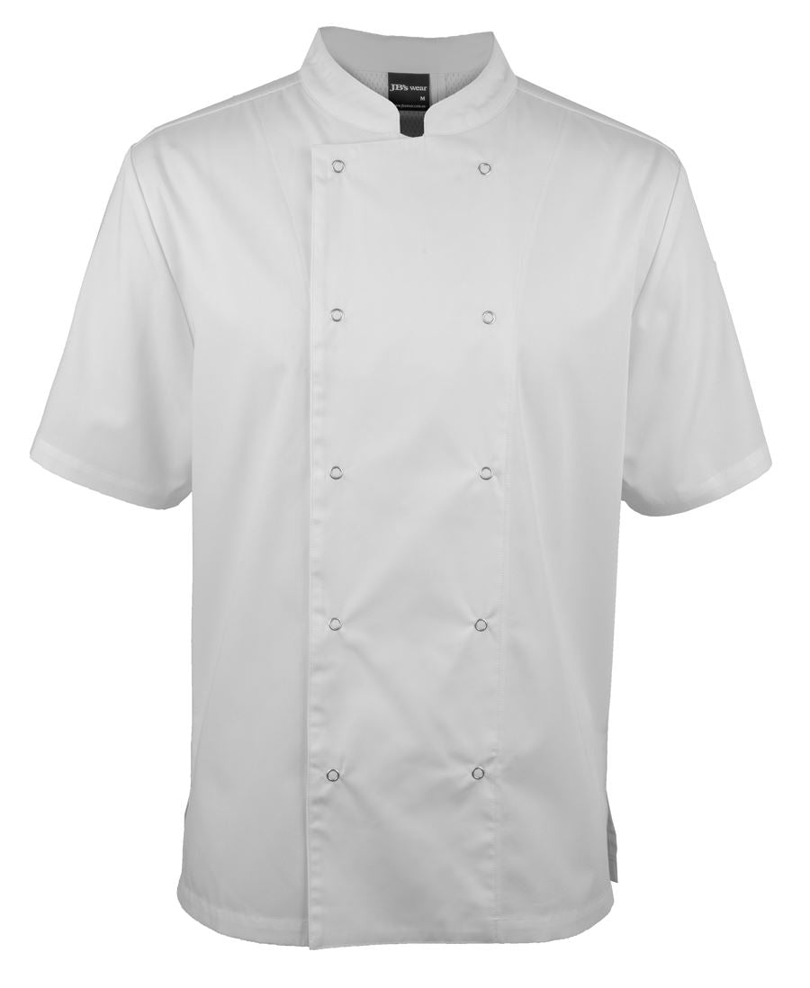 5CJS - JB's S/S SNAP BUTTON CHEFS JACKET - UNBRANDED