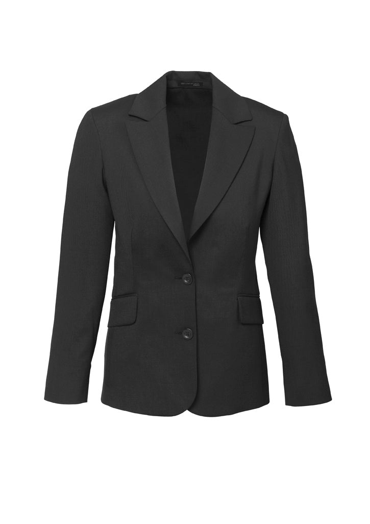 64012 - Womens Comfort Wool Stretch Longline Jacket - UNBRANDED