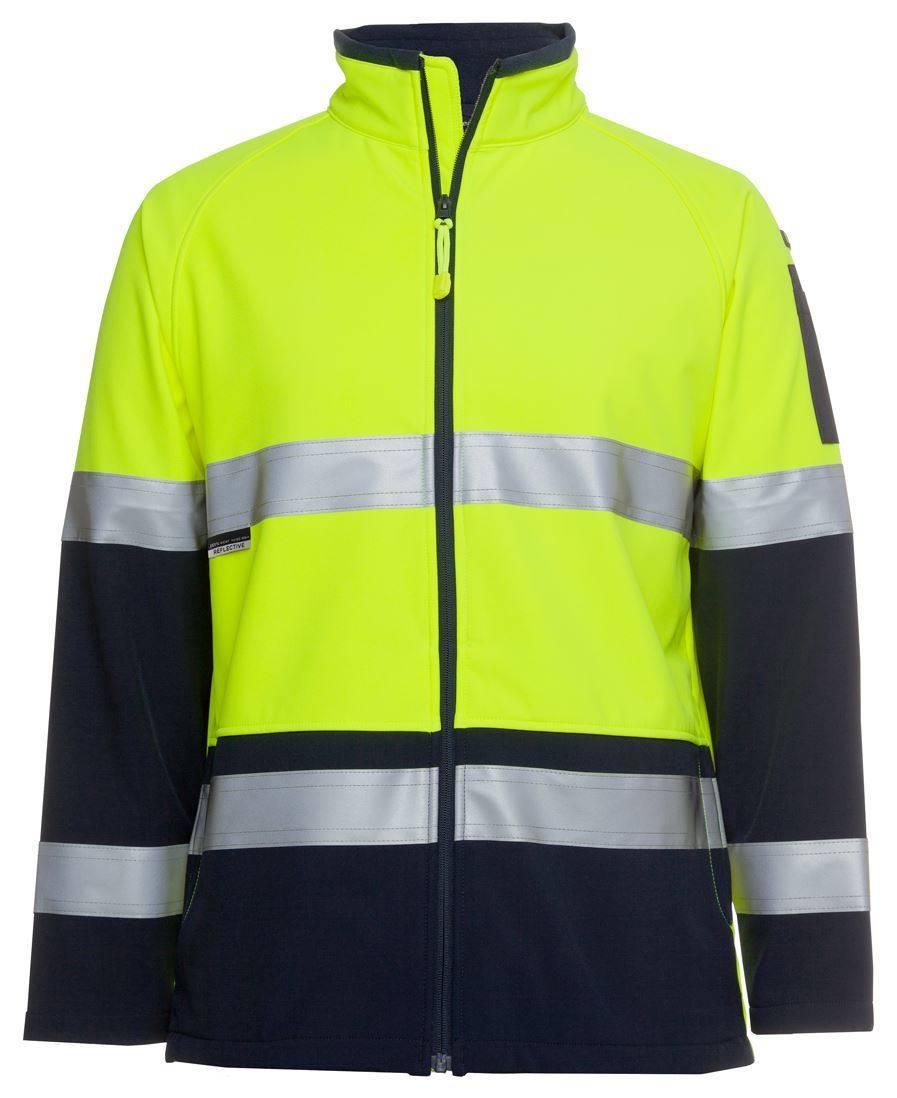 6D4LJ - JB's Hi Vis 4602.1 (D+N) SOFTSHELL JACKET - UNBRANDED