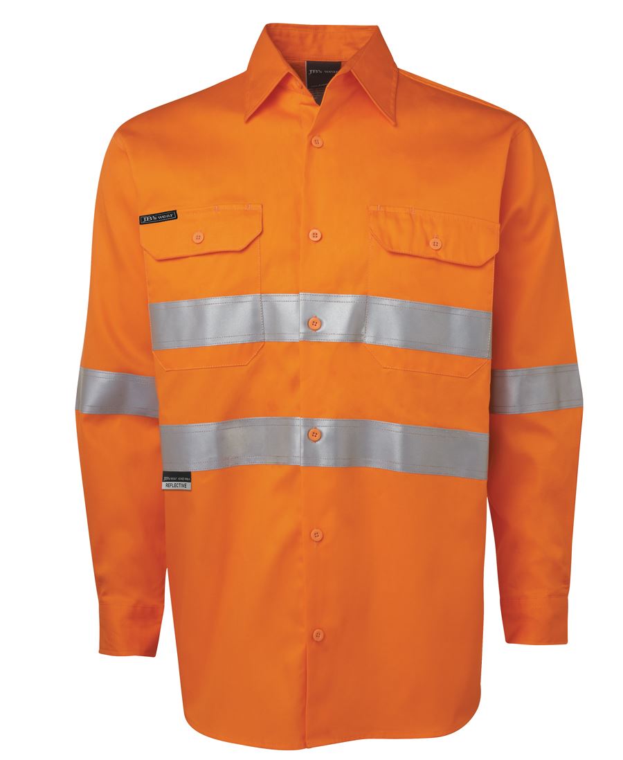 6DNWL - JB's Hi Vis (D+N) L/S 150G W/SHIRT - UNBRANDED