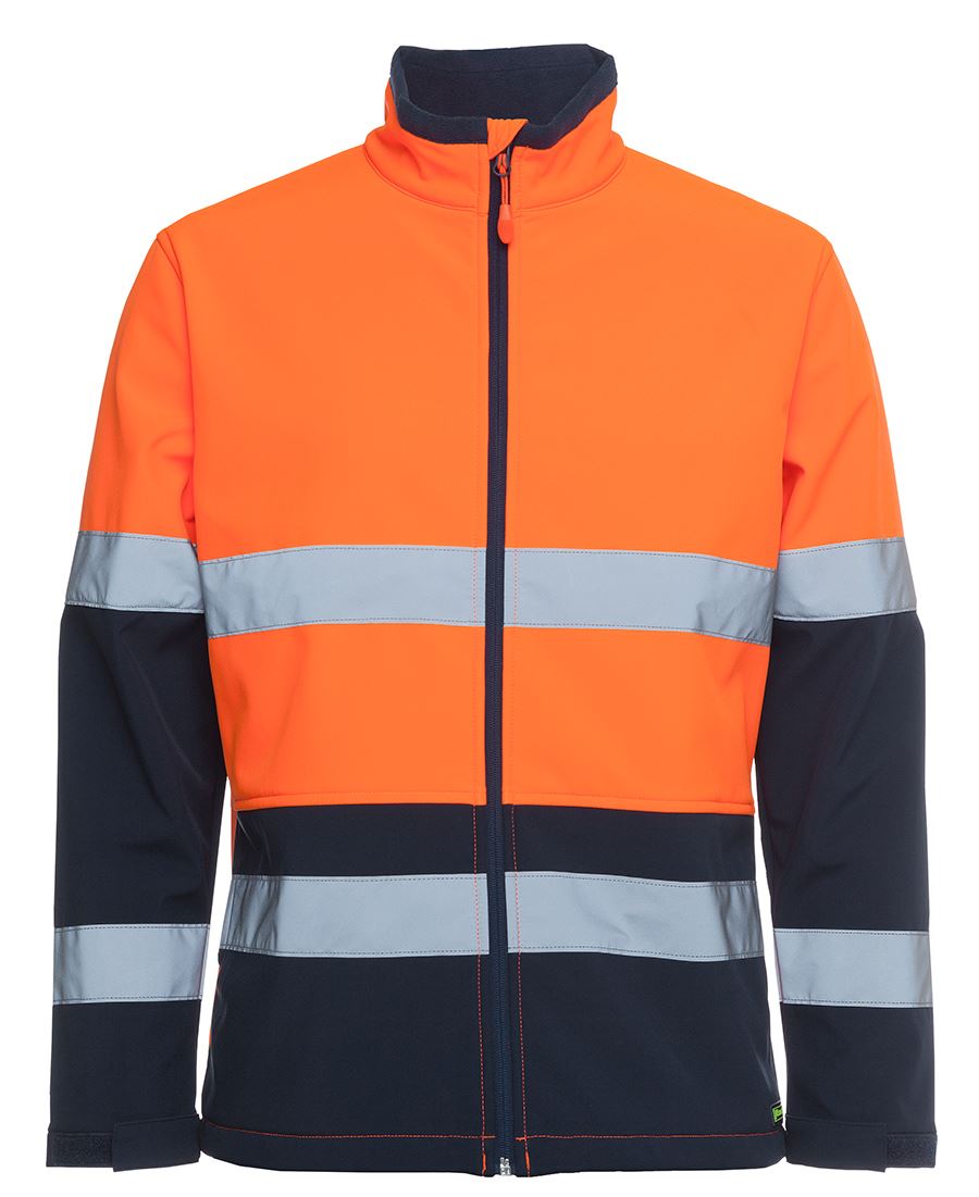 6DWJ - JB's Hi Vis (D+N) THREE LAYER SOFTSHELL JACKET - UNBRANDED