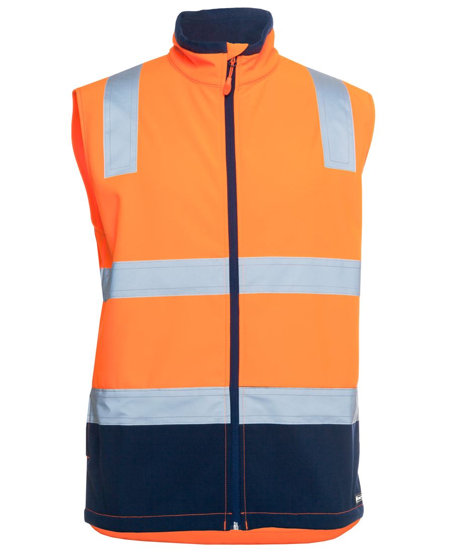 6DWV - JB's Hi Vis (D+N) THREE LAYER SOFTSHELL VEST - UNBRANDED