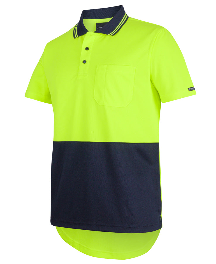 6HDS - JB's Hi Vis S/S Drop Tail Polo - UNBRANDED