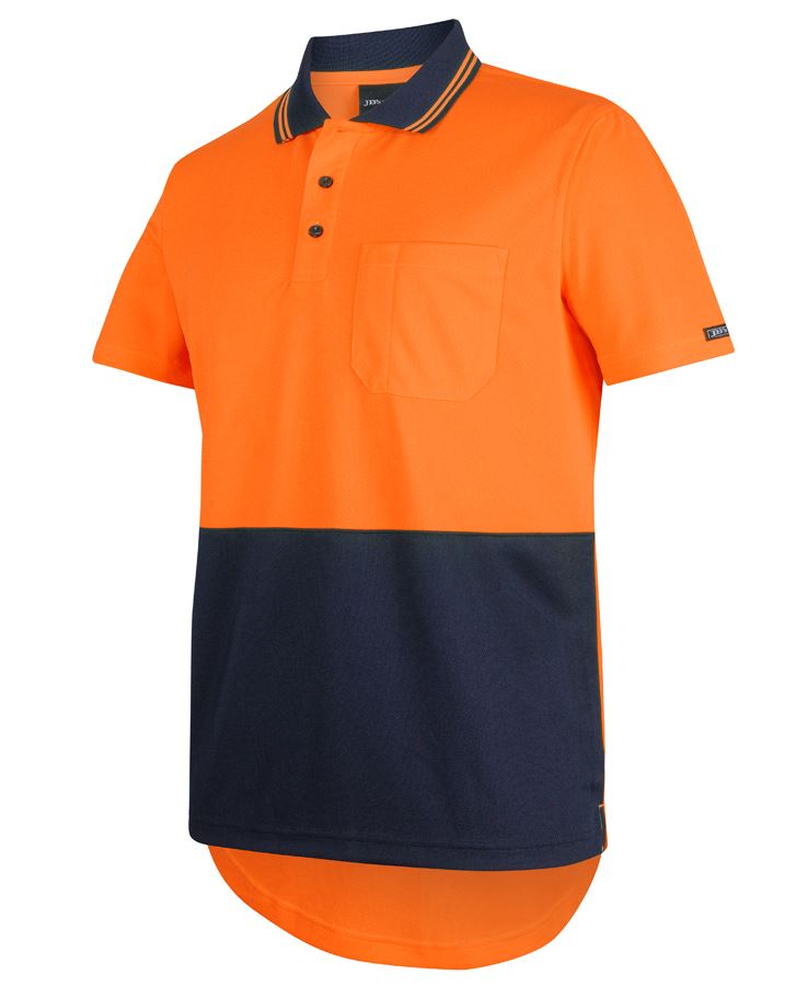 6HDS - JB's Hi Vis S/S Drop Tail Polo - UNBRANDED