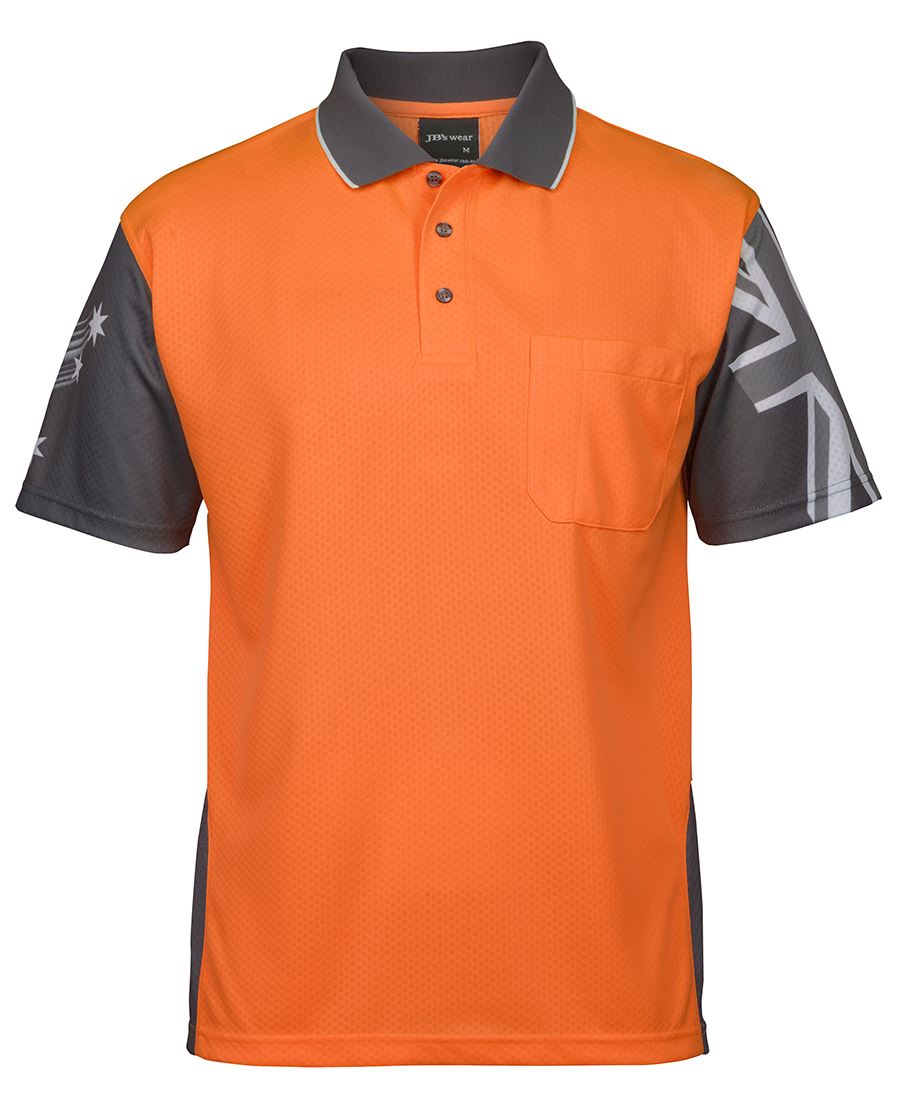 6HSC - JB's Hi Vis SOUTHERN CROSS POLO - UNBRANDED