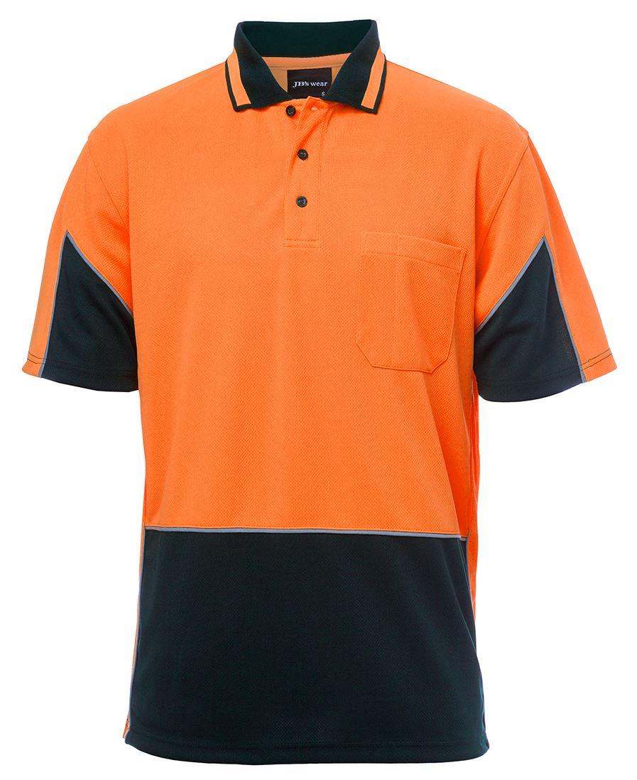 6HVGS - JB's Hi Vis 4602.1 S/S GAP POLO - UNBRANDED