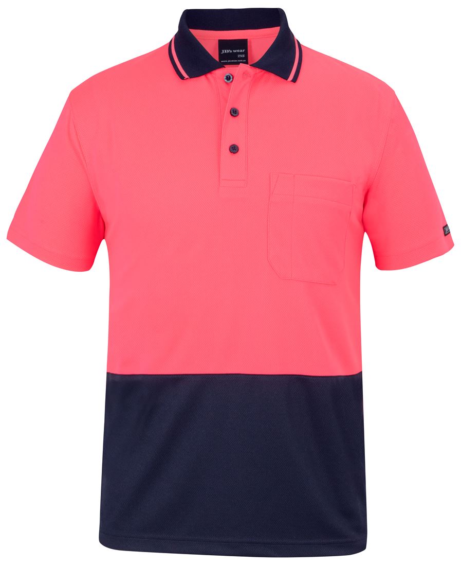 6HVNC - JB's Hi Vis 4602.1 NON CUFF TRAD POLO - UNBRANDED
