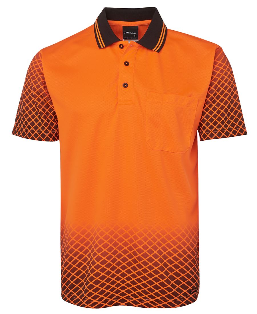 6HVNS - JB's Hi Vis 4602.1 NET SUB POLO - UNBRANDED