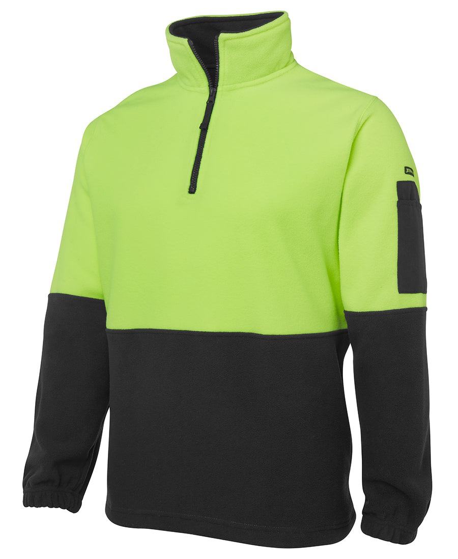 6HVPF - JB's Hi Vis 1/2 Zip Polarfleece - UNBRANDED
