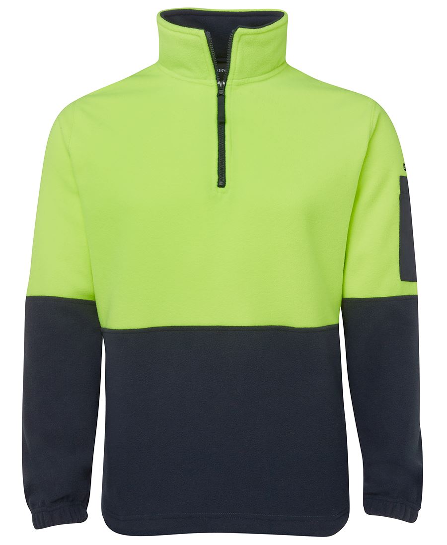 6HVPF - JB's Hi Vis 1/2 Zip Polarfleece - UNBRANDED