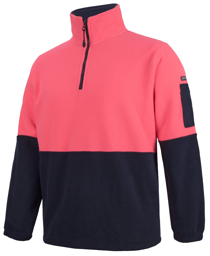 6HVPF - JB's Hi Vis 1/2 Zip Polarfleece - UNBRANDED
