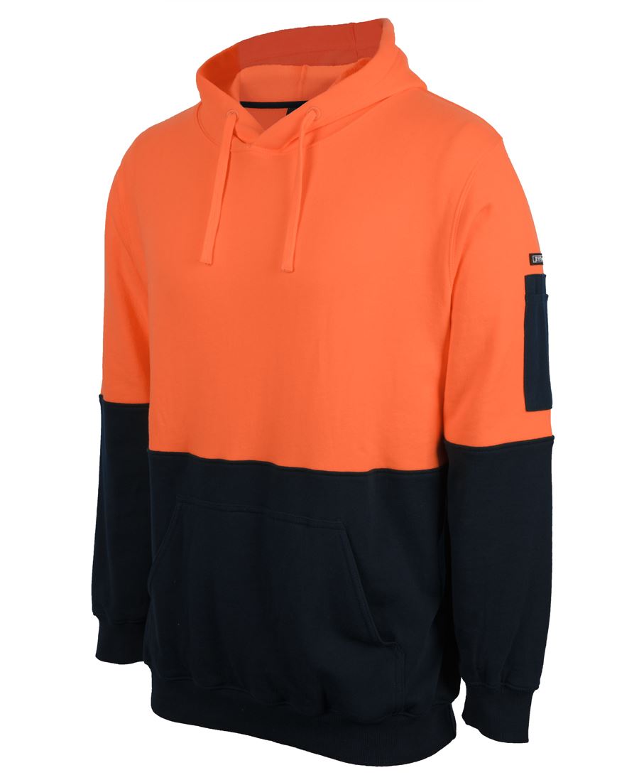6HVPM - JB's Hi Vis 310 Cotton Pull Over Hoodie - UNBRANDED