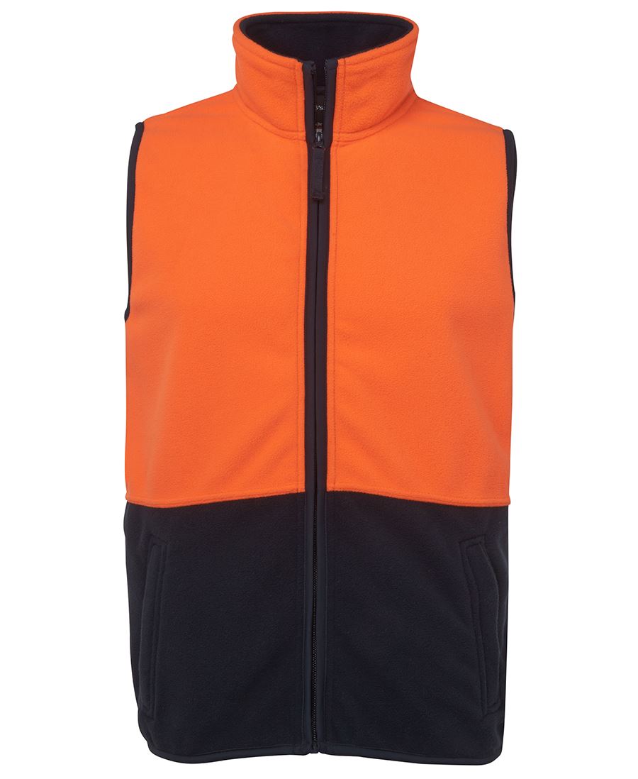 6HVPV - JB's Hi Vis POLAR VEST - UNBRANDED