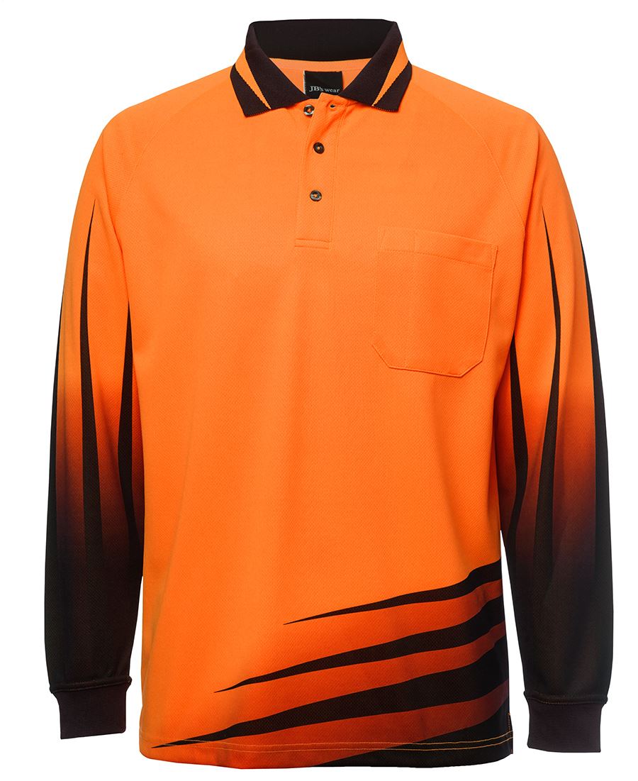 6HVRL - JB's Hi Vis 4602.1 L/S RIPPA SUB POLO - UNBRANDED