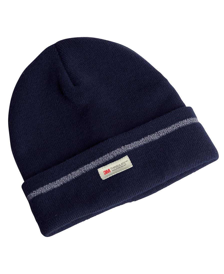 6RNFB - JB's REFLECTIVE BEANIE - HIGH PROFILE - UNBRANDED