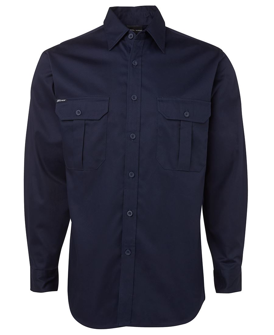 6WLS - JB's L/S 190G WORK SHIRT - UNBRANDED