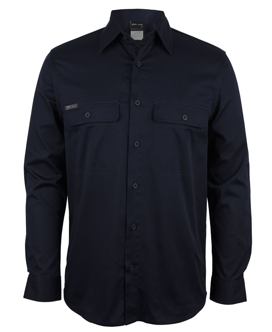 6WLSS - JB's L/S STRETCH WORK SHIRT - UNBRANDED