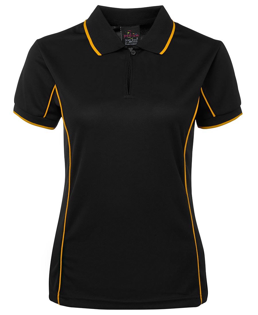 7LPI - PODIUM LADIES PIPING POLO - UNBRANDED