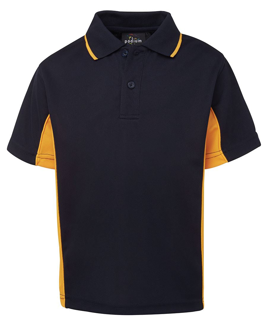 7PP3 - PODIUM KIDS C/TRAST POLO - UNBRANDED