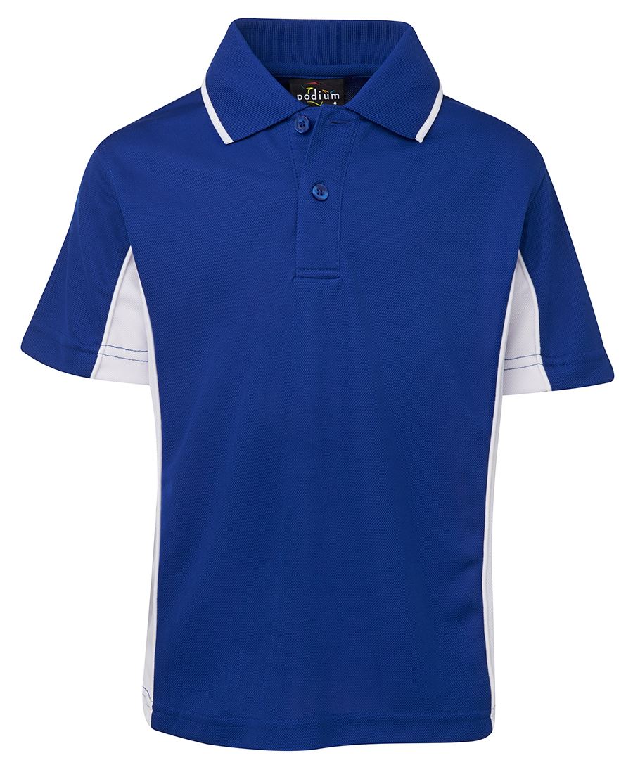 7PP3 - PODIUM KIDS C/TRAST POLO - UNBRANDED