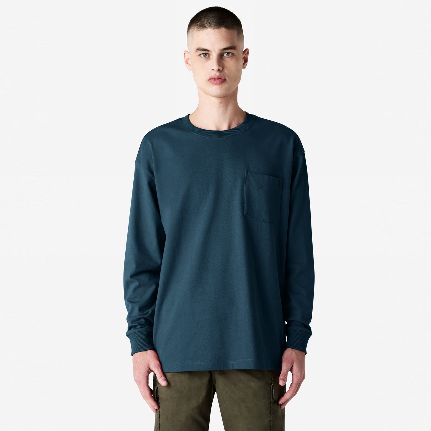 9410 - 9410 American Apparel Super Heavyweight Long Sleeve T with Pocket - UNBRANDED