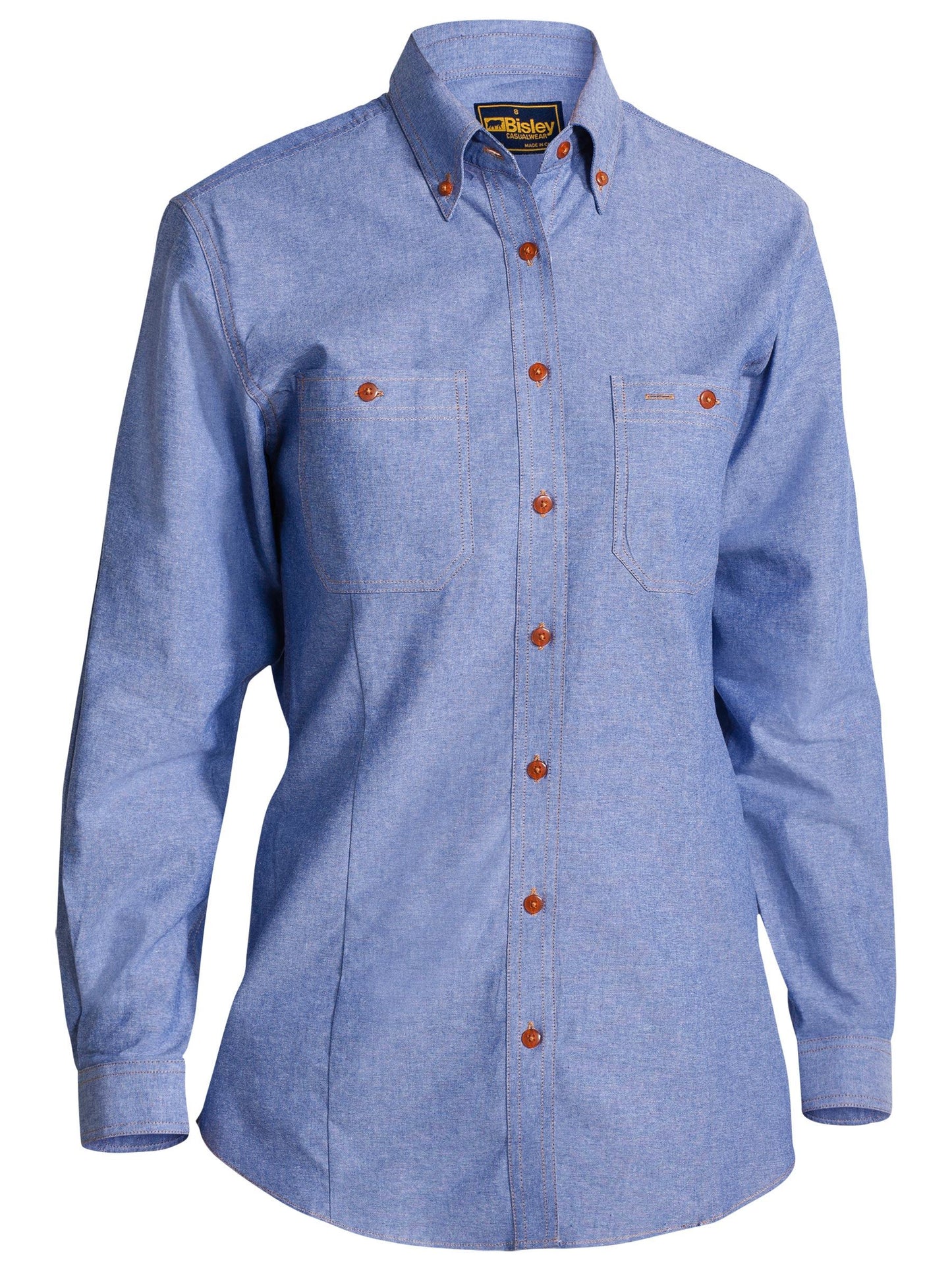 B76407L - Women's Chambray Shirt - UNBRANDED
