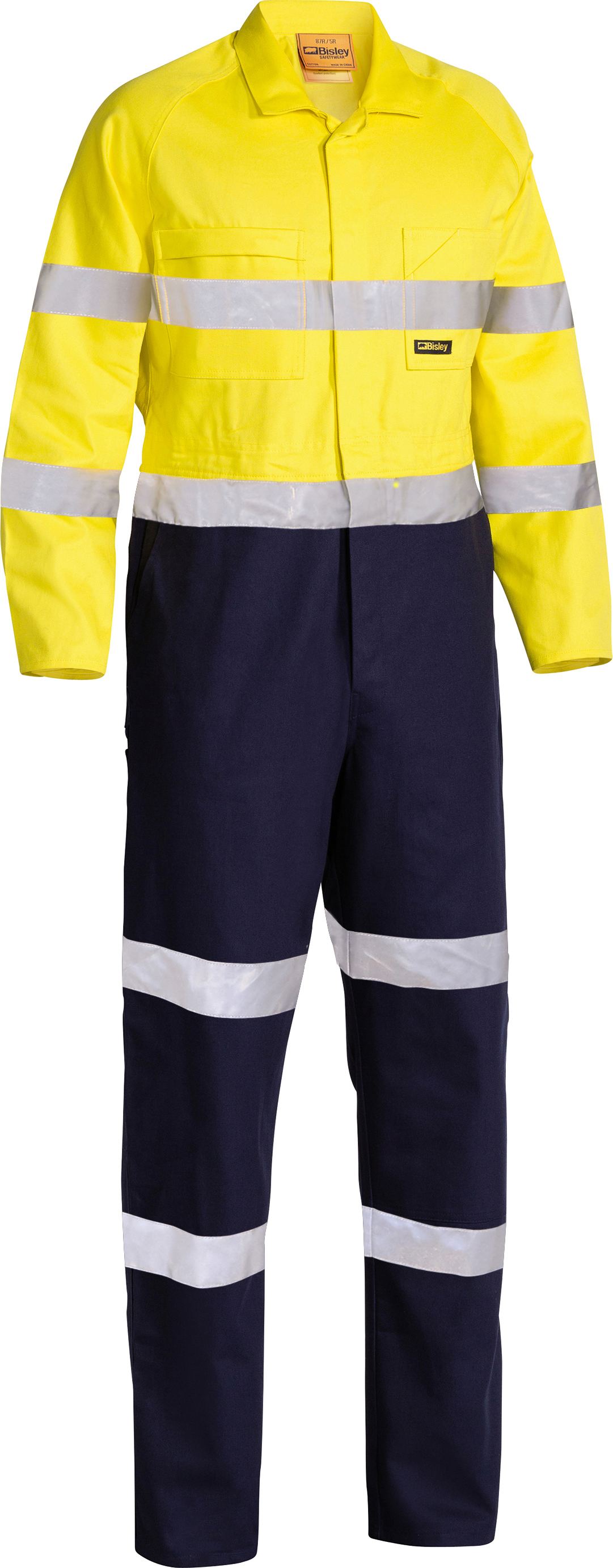 BC6357T - Taped Hi Vis Drill Coverall - UNBRANDED