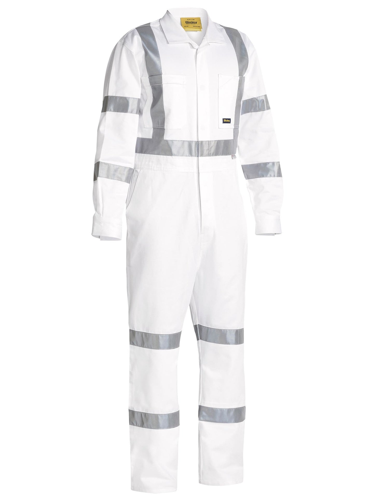 BC6806T - Taped Night Cotton Drill Coverall - UNBRANDED