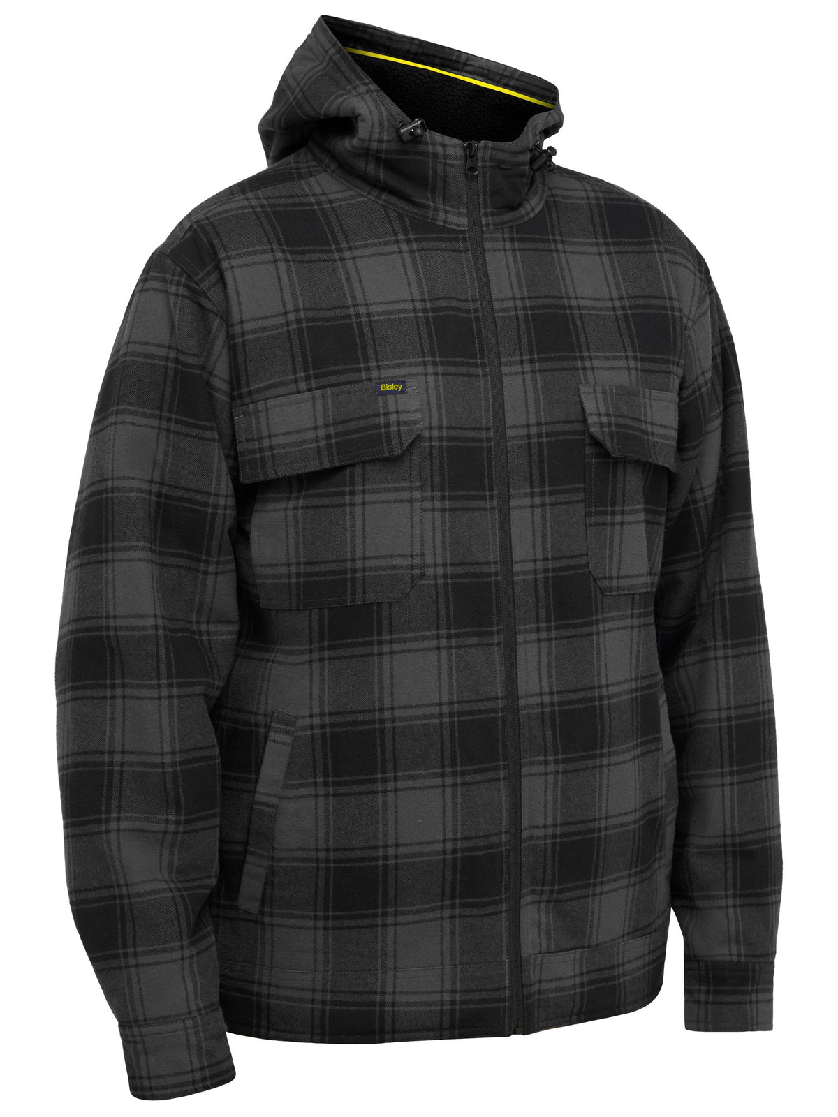 BJ6102 - Zip Hoodie with Sherpa Lining - UNBRANDED