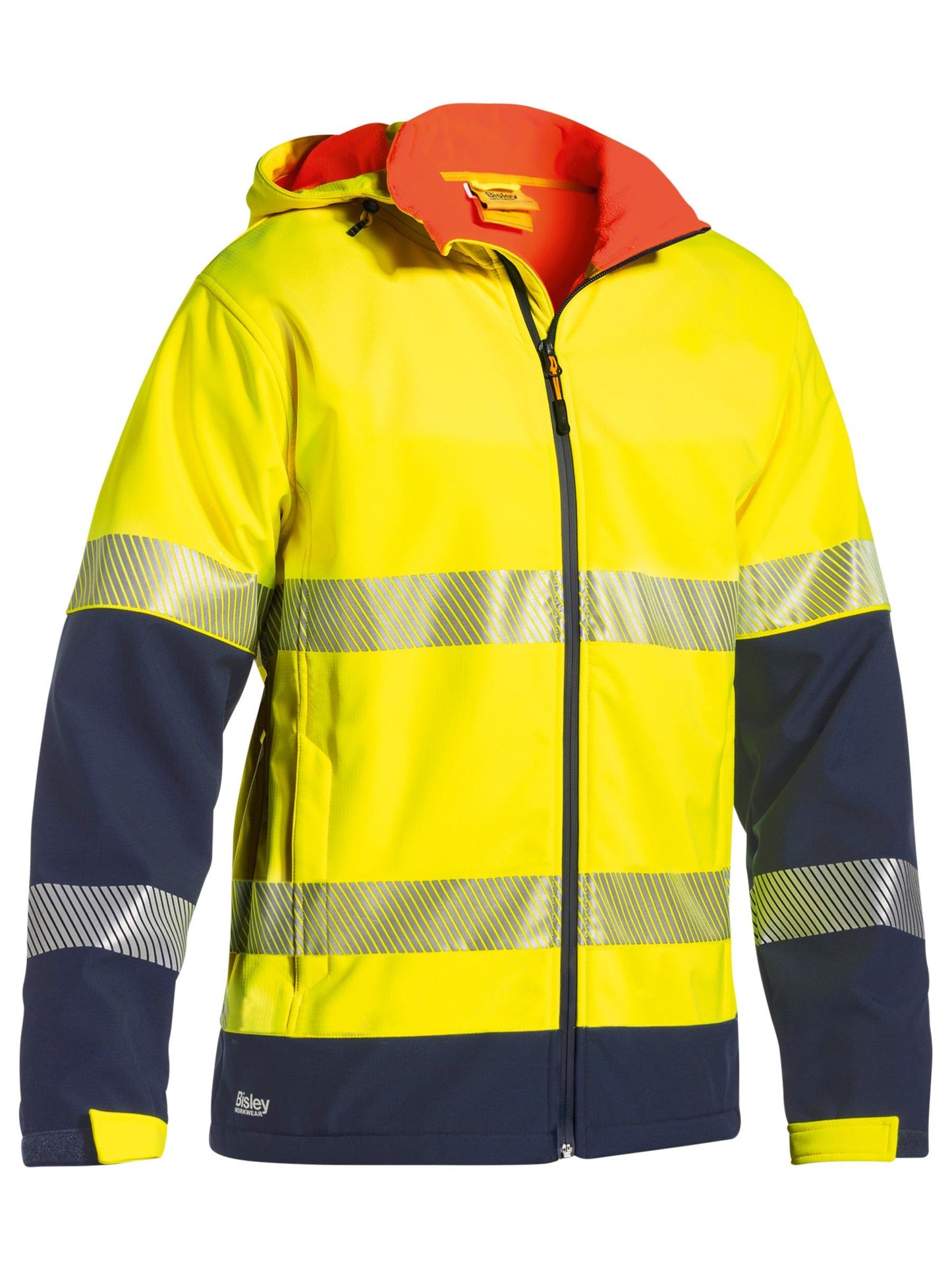 BJ6934T - Taped Hi Vis Ripstop Bonded Fleece Jacket - UNBRANDED