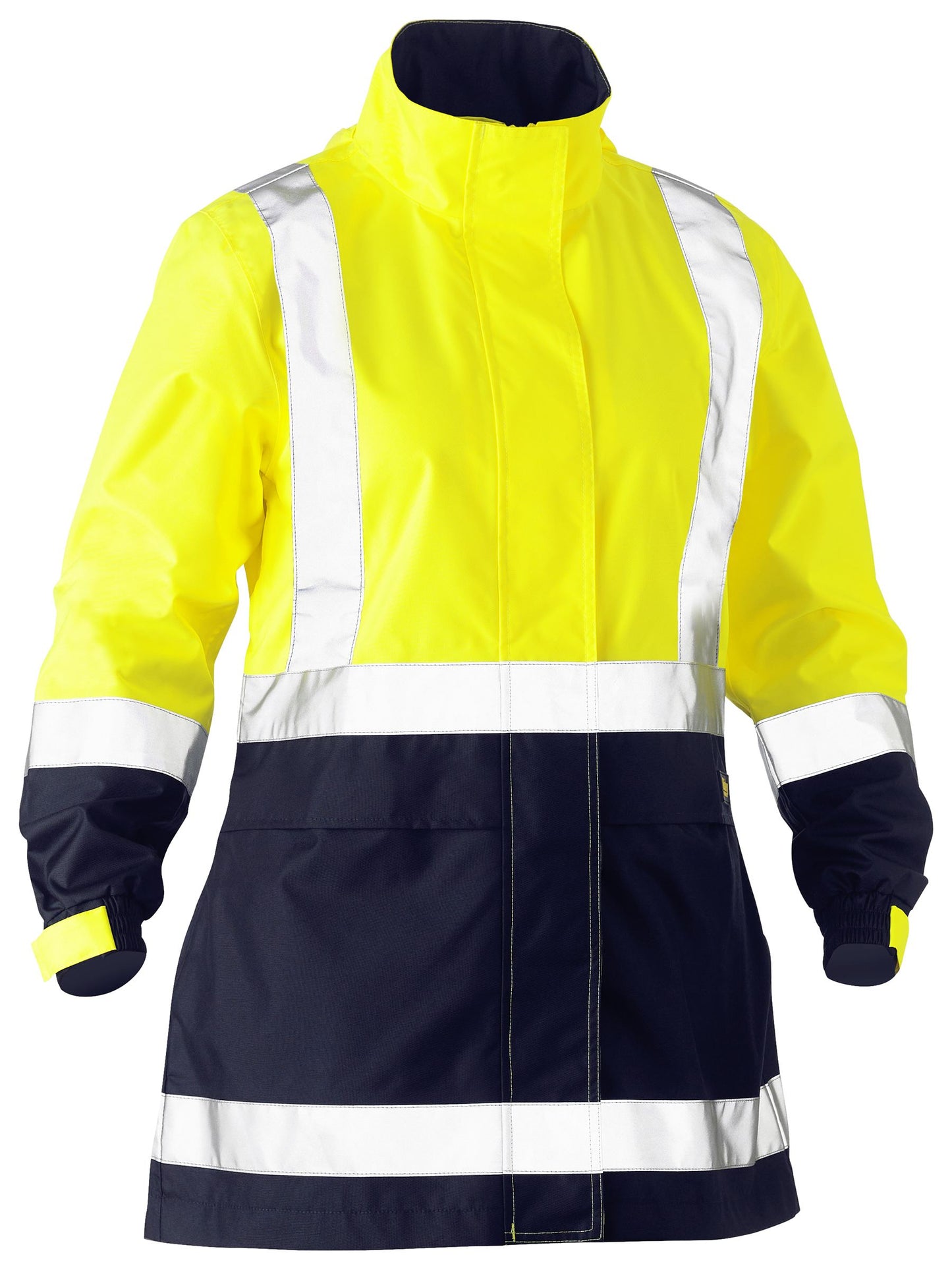 BJL6766T - Women's Taped Hi Vis Recycled Rain Shell Jacket - UNBRANDED