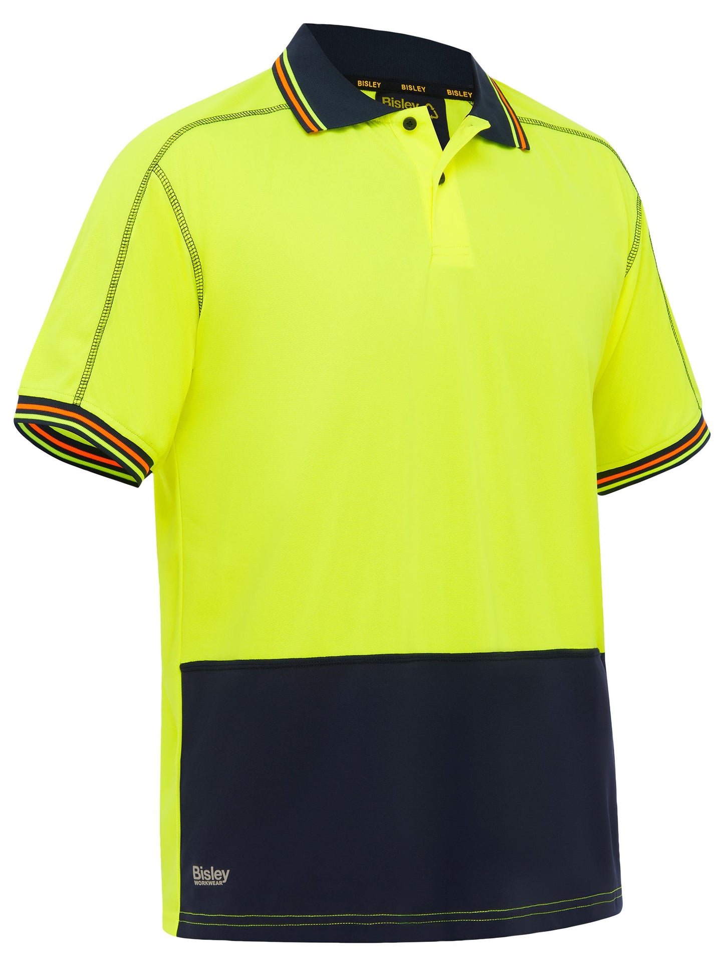 BK1219 - Hi Vis Polyester Mesh Polo - UNBRANDED