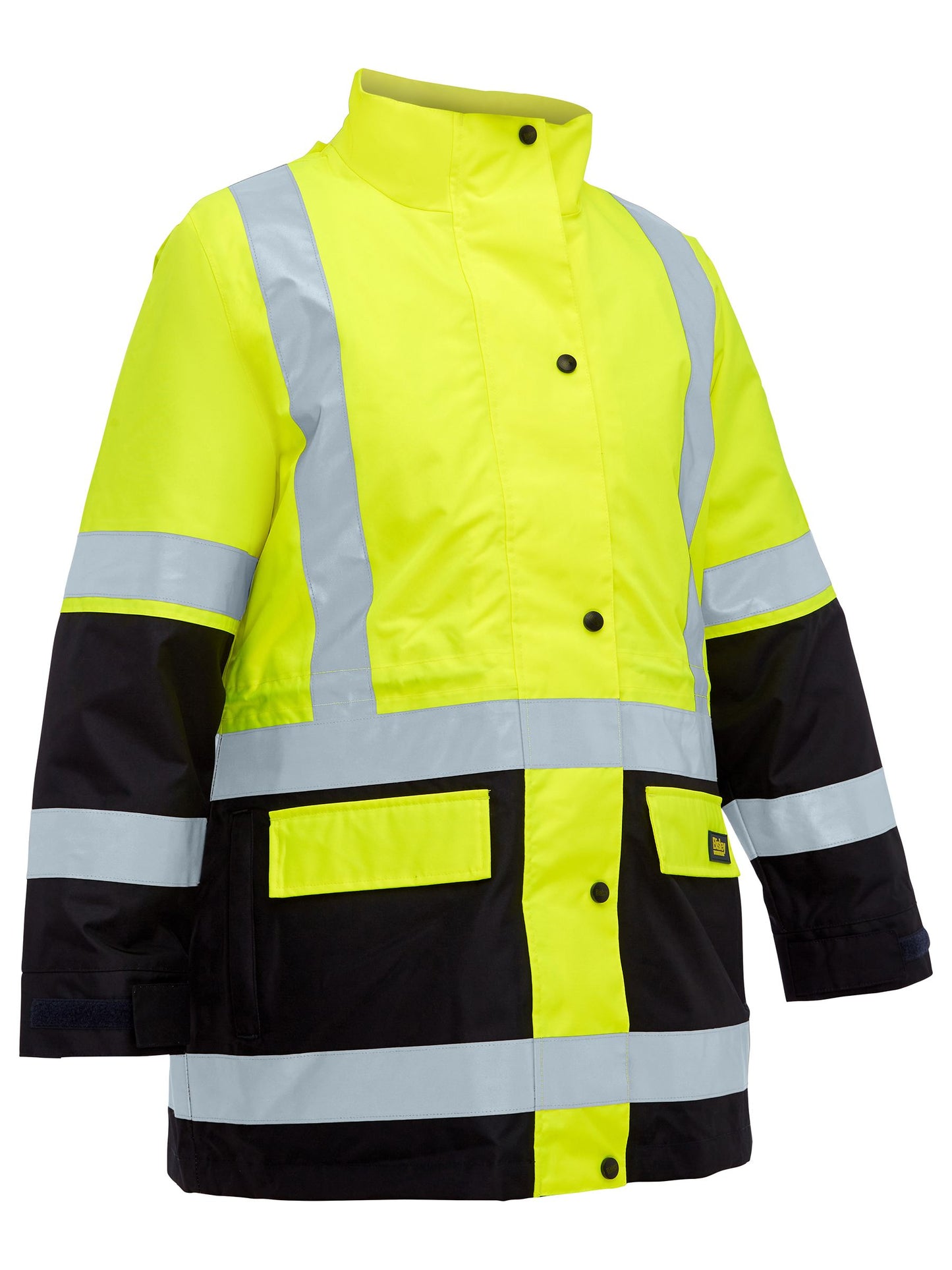 BKL6975 - Women's Taped Hi Vis 5 in 1 Rain Jacket - UNBRANDED