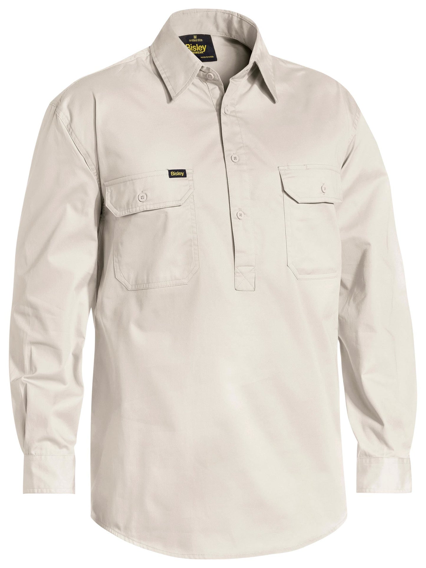 BSC6820 - Closed Front Cool Lightweight Drill Shirt - UNBRANDED