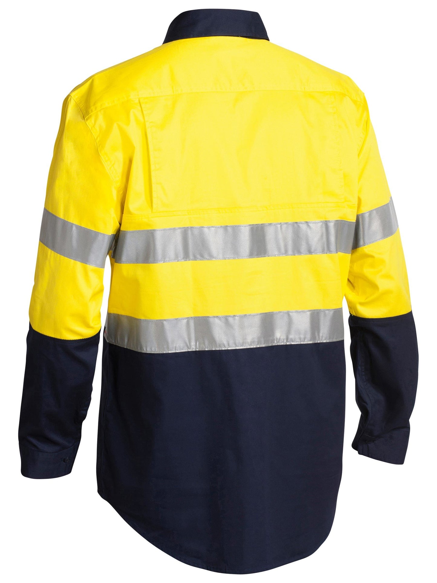 BSC6896 - Taped Hi Vis Closed Front Cool Lightweight Shirt - UNBRANDED